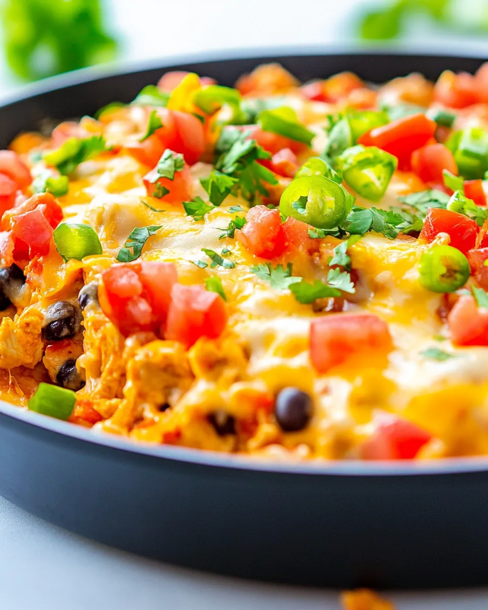 Chicken Burrito Skillet