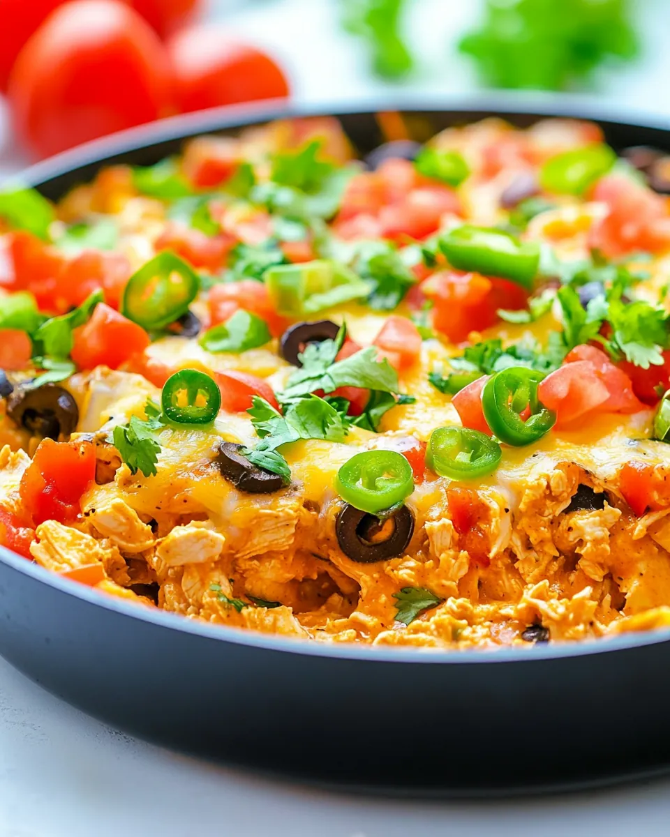Chicken Burrito Skillet
