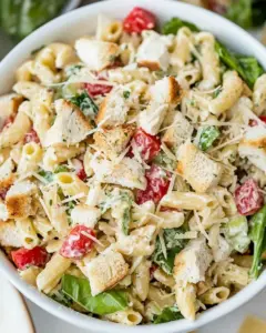 Chicken Caesar Pasta Salad