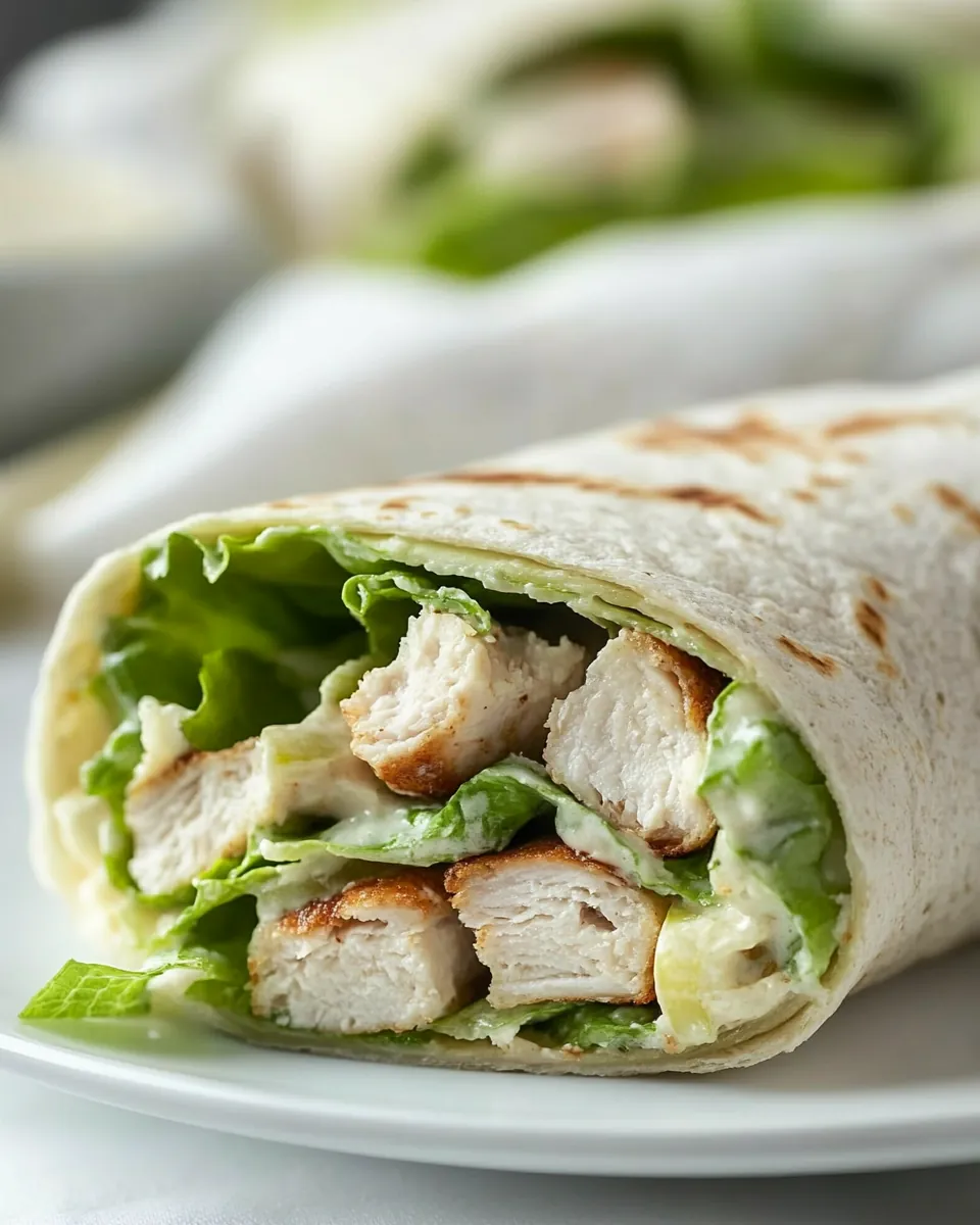 Chicken Caesar Wrap