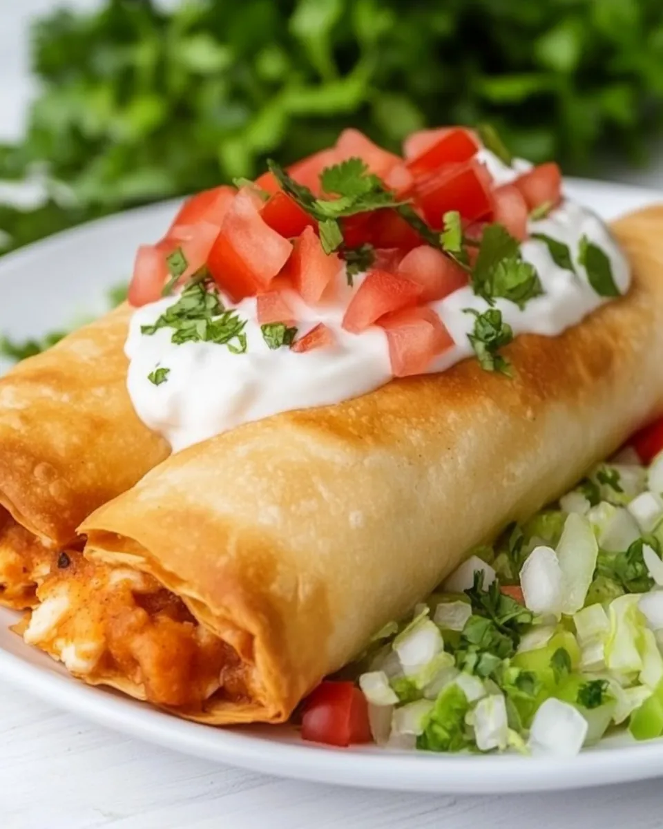 Chicken Chimichangas