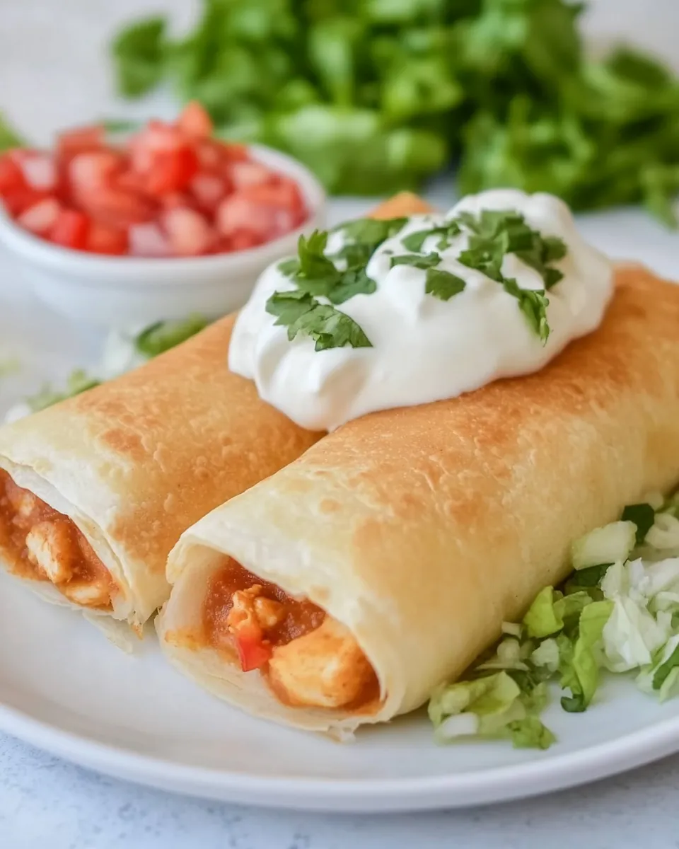 Chicken Chimichangas