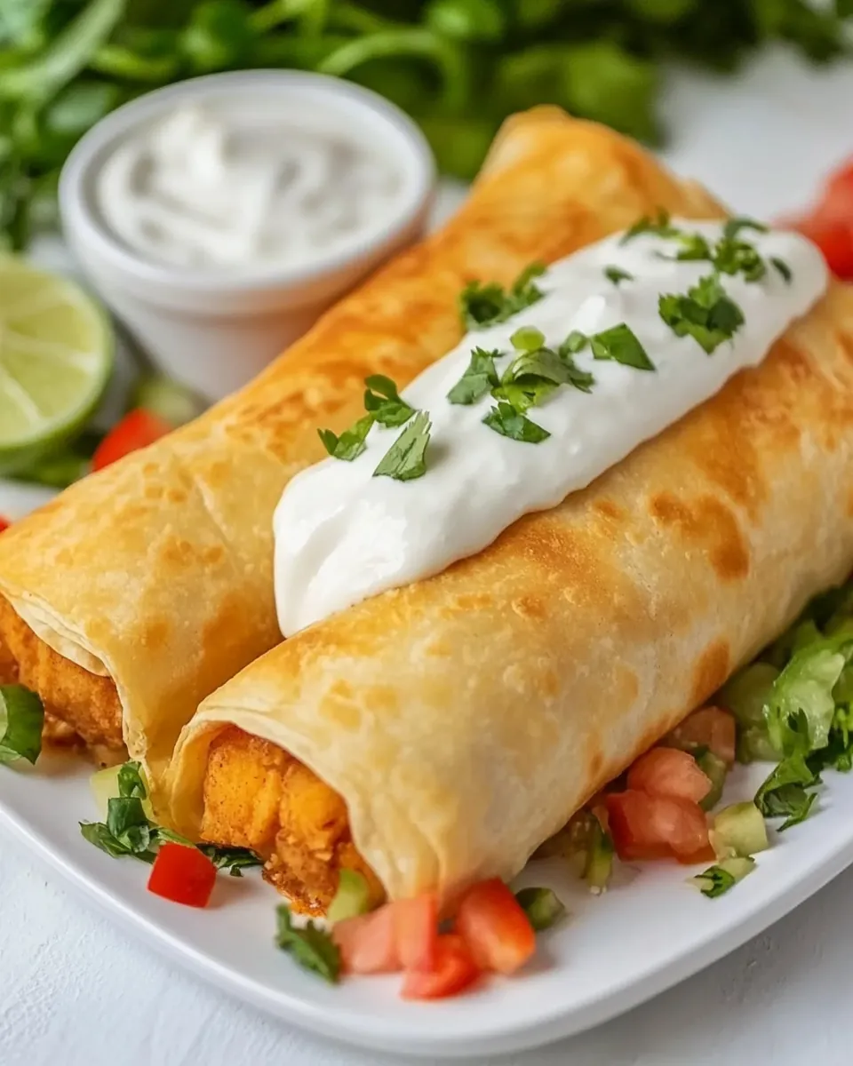 Chicken Chimichangas