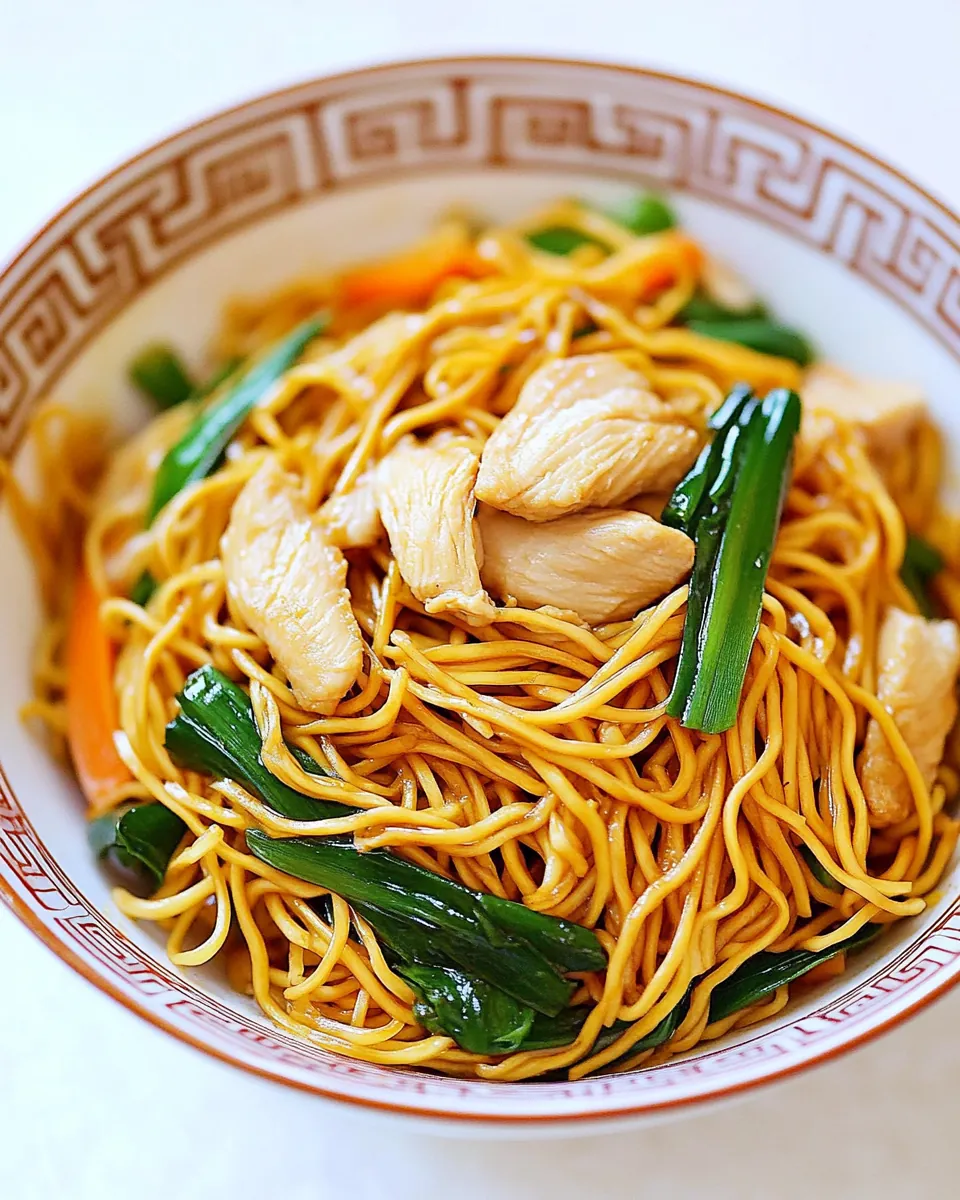 Chicken Chow Mein