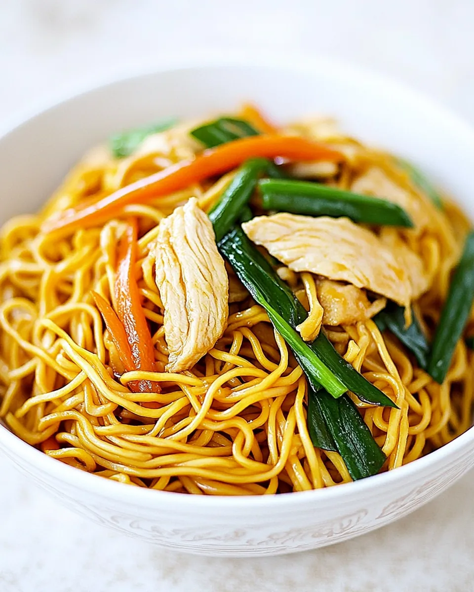 Chicken Chow Mein