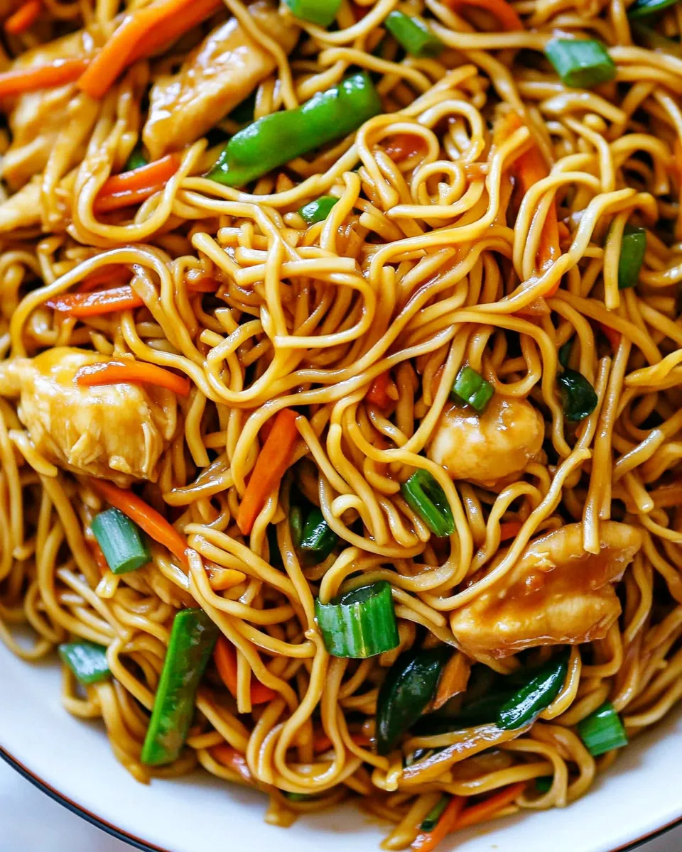 Chicken Chow Mein