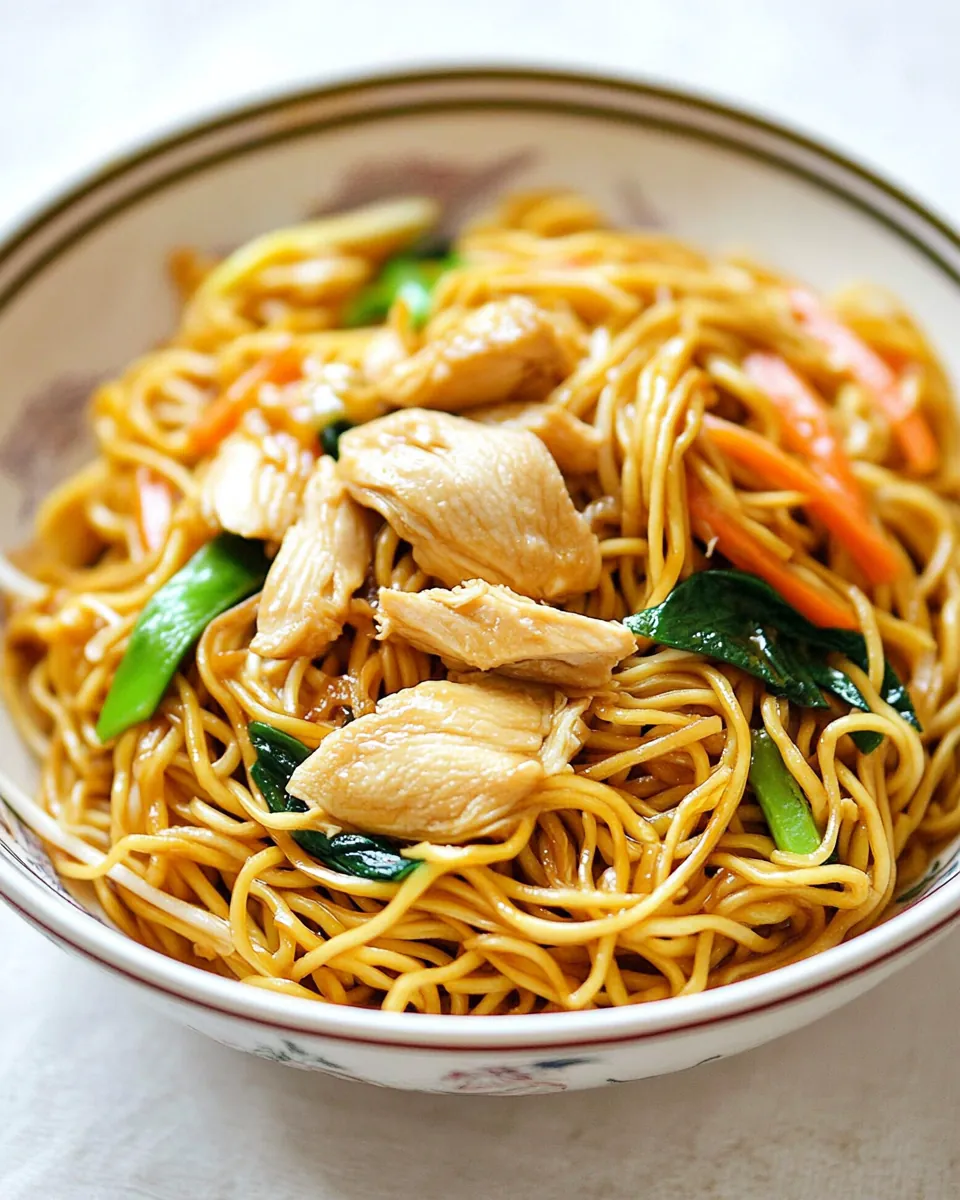 Chicken Chow Mein
