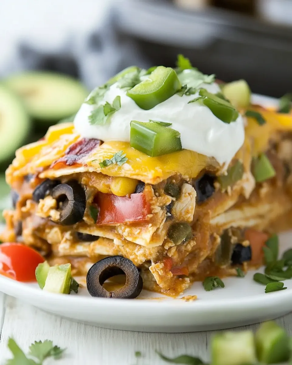 Chicken Enchilada Casserole