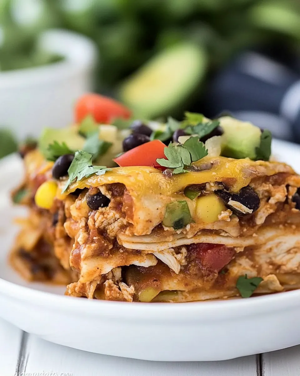 Chicken Enchilada Casserole
