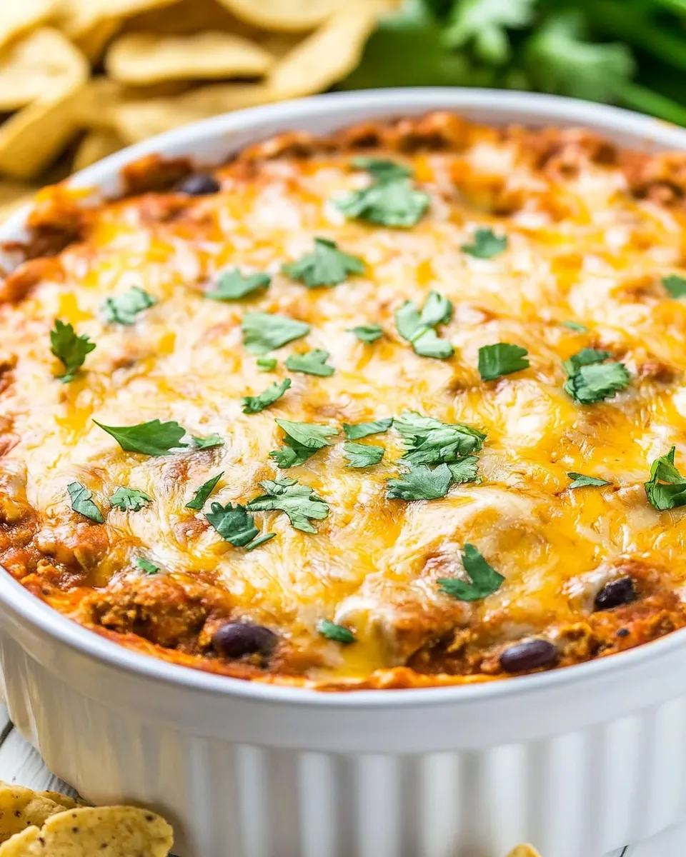 Chicken Enchilada Dip