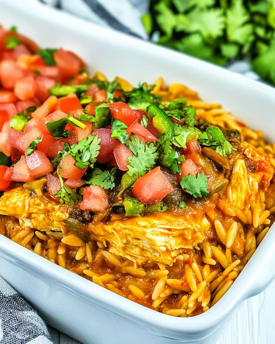 Chicken Enchilada Orzo