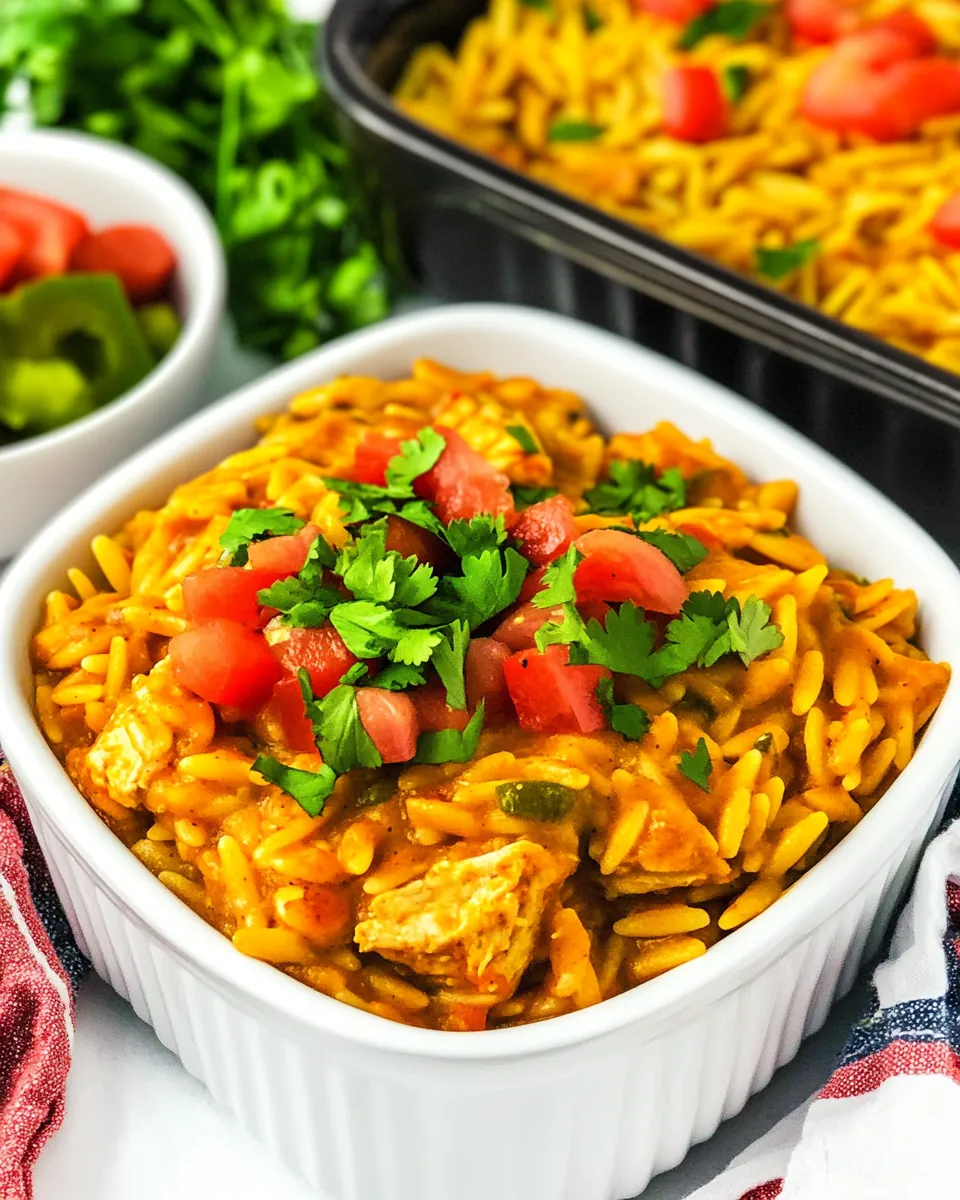 Chicken Enchilada Orzo