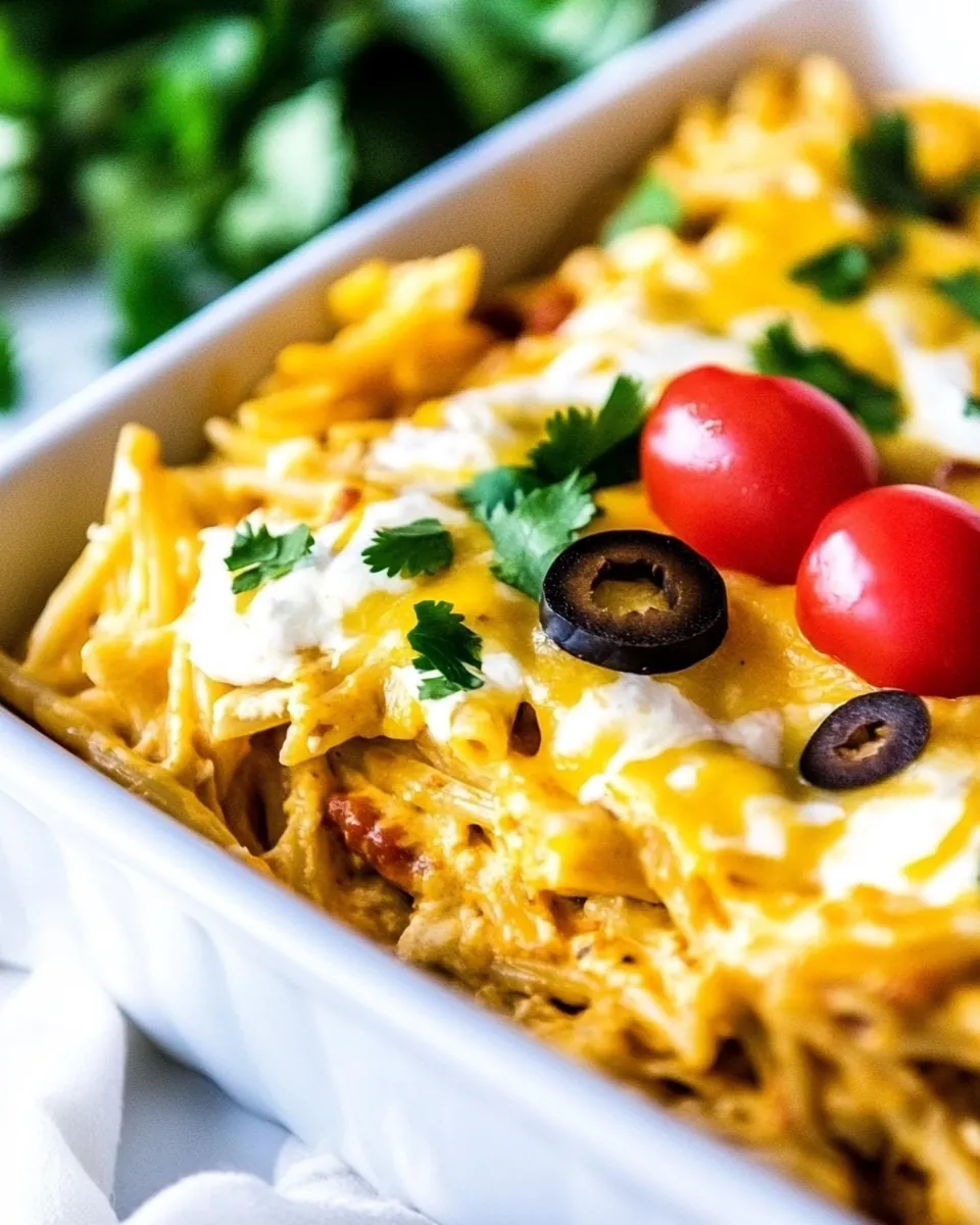 Chicken Enchilada Pasta
