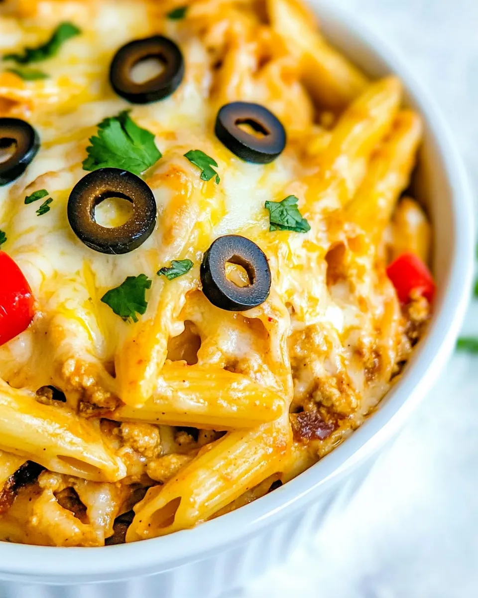 Chicken Enchilada Pasta
