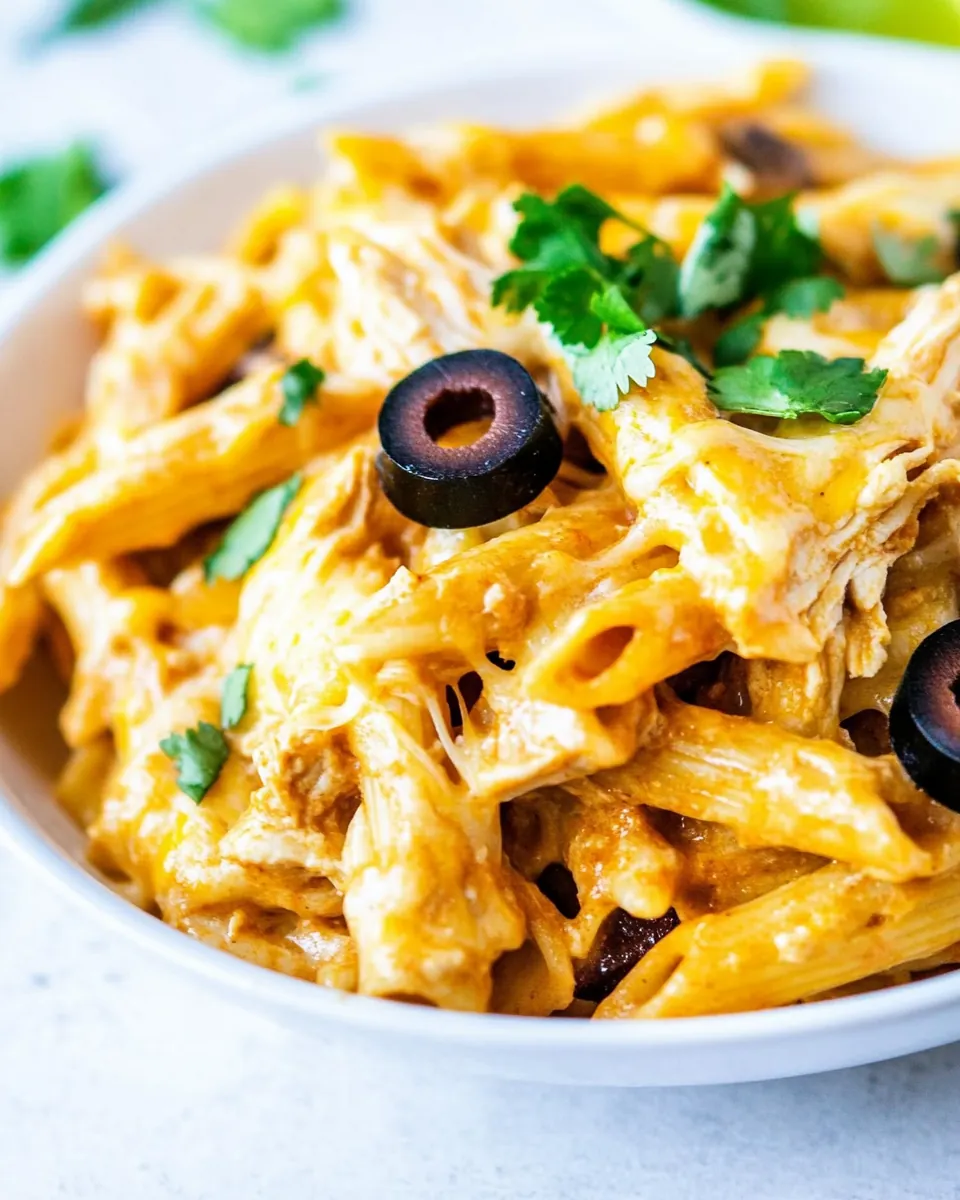 Chicken Enchilada Pasta