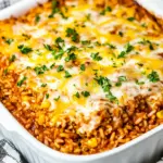 Chicken Enchilada Rice Casserole