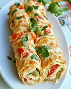 Chicken Enchilada Roll Ups