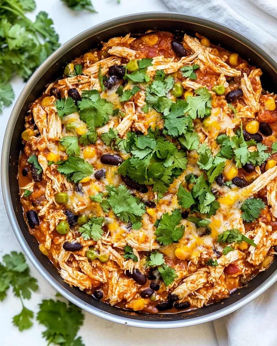 Chicken Enchilada Skillet
