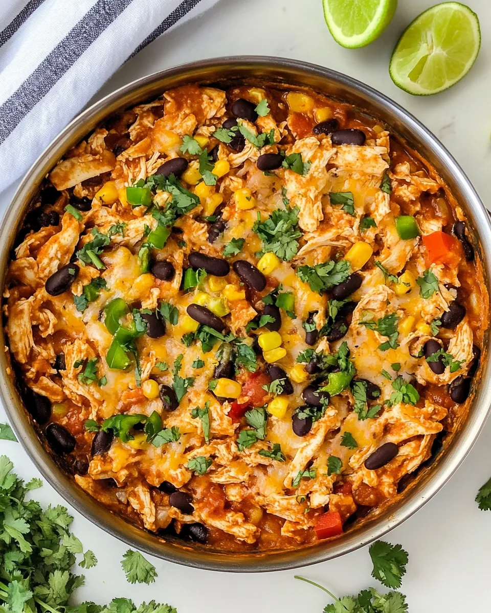 Chicken Enchilada Skillet
