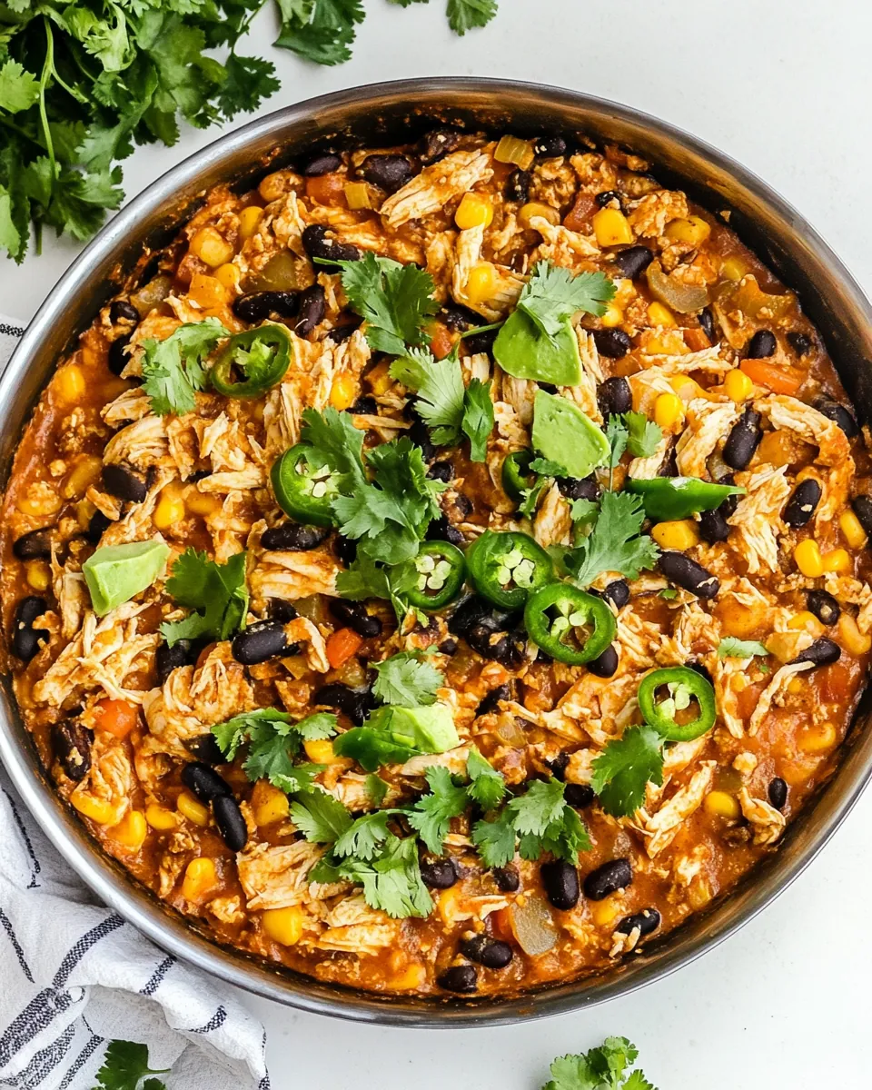 Chicken Enchilada Skillet