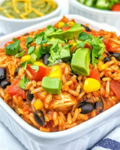 Chicken Enchilada Skillet Rice