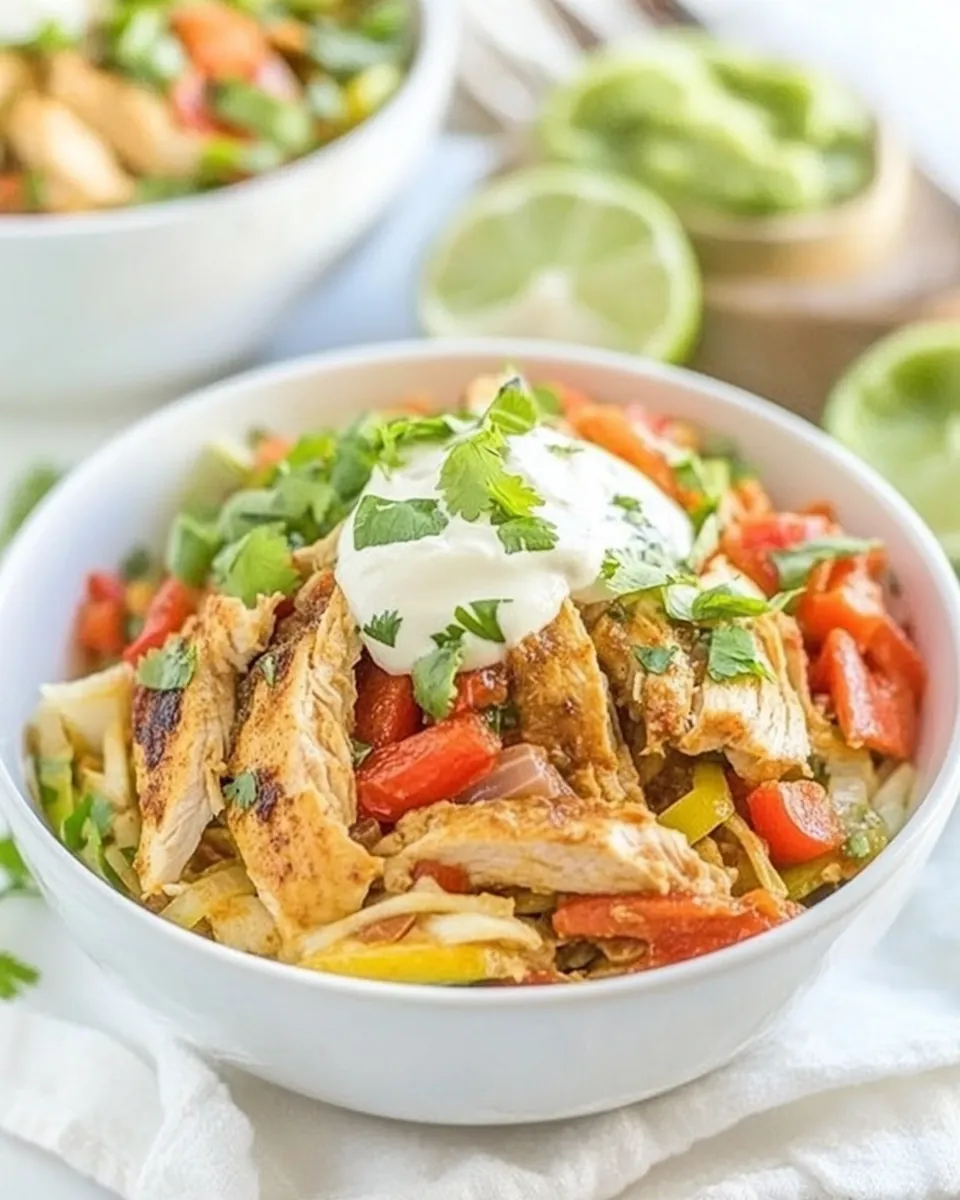 Chicken Fajita Bowls