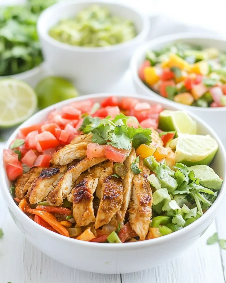 Chicken Fajita Bowls
