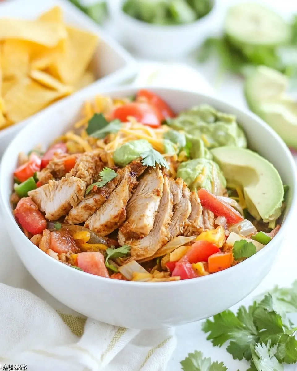 Chicken Fajita Bowls
