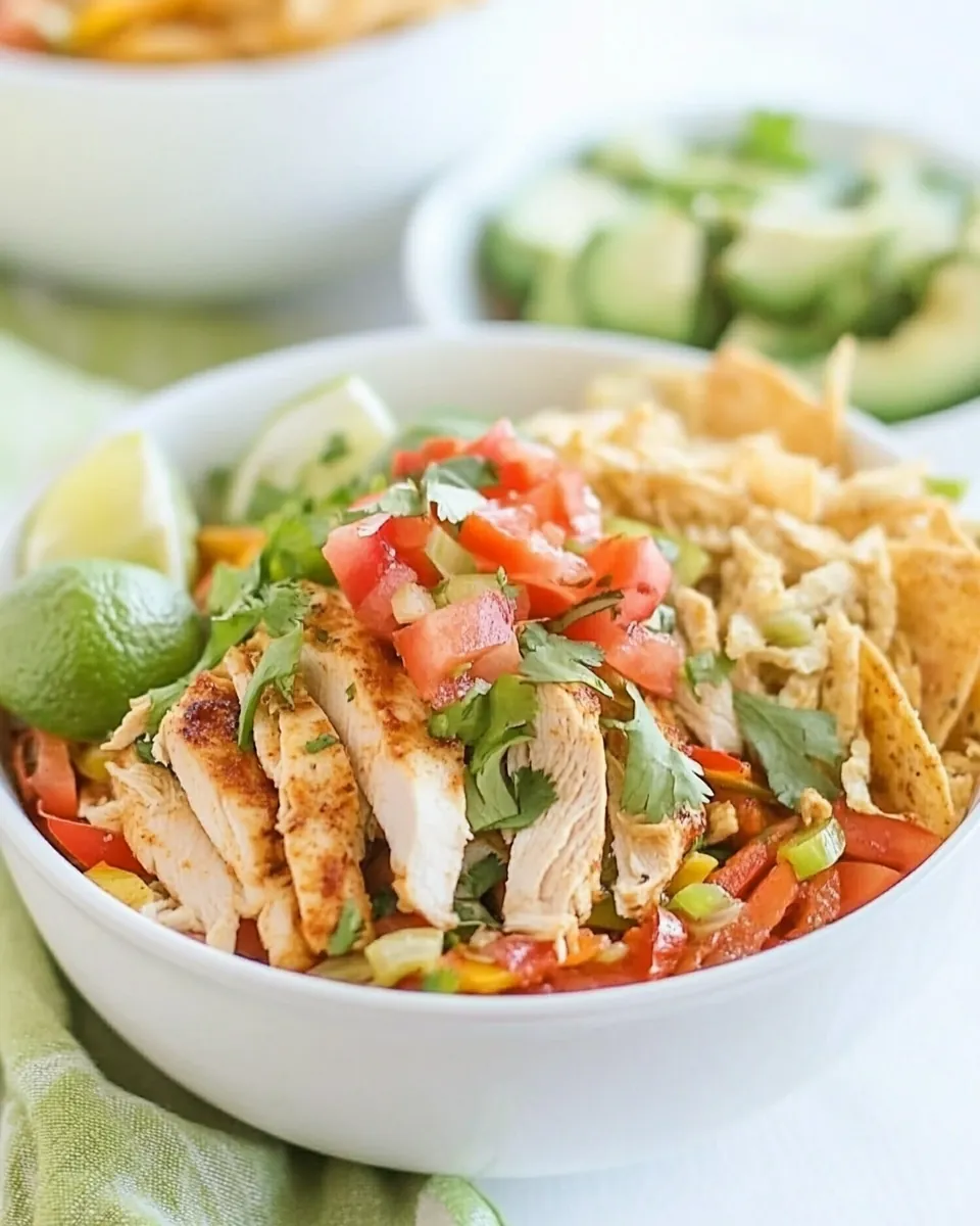 Chicken Fajita Bowls