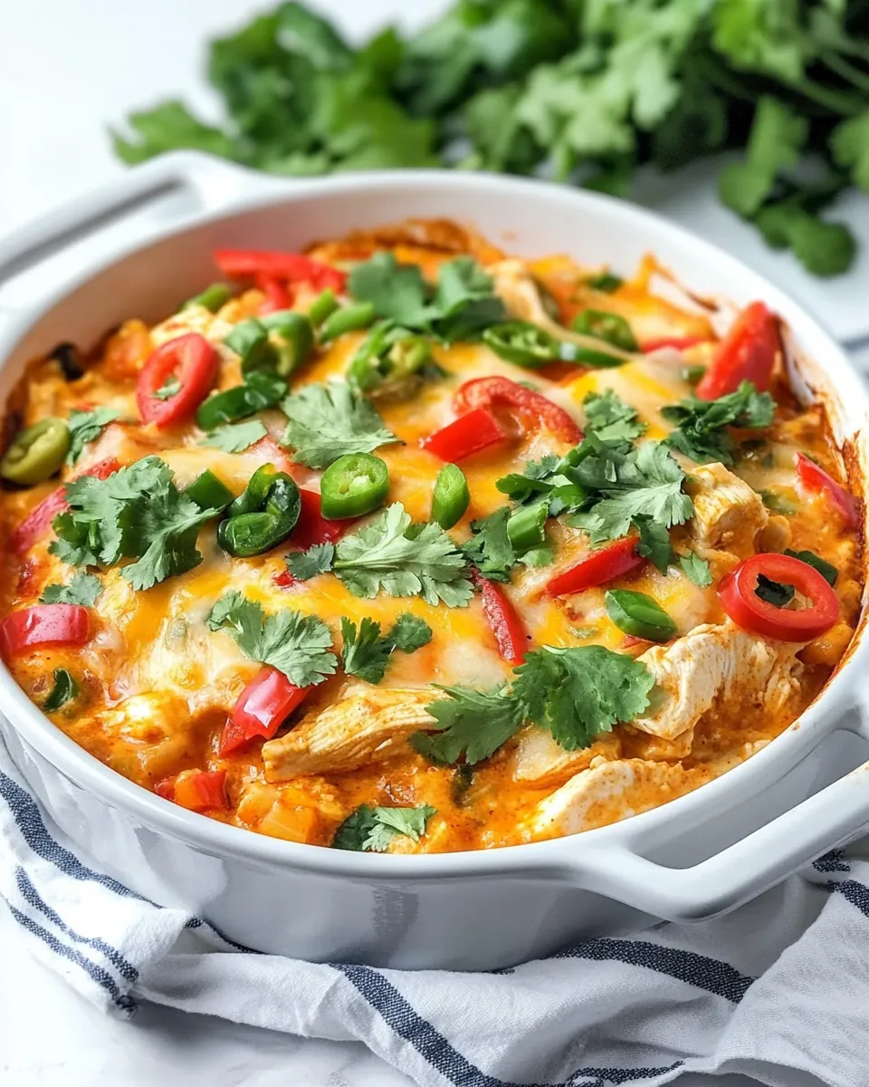 Chicken Fajita Casserole