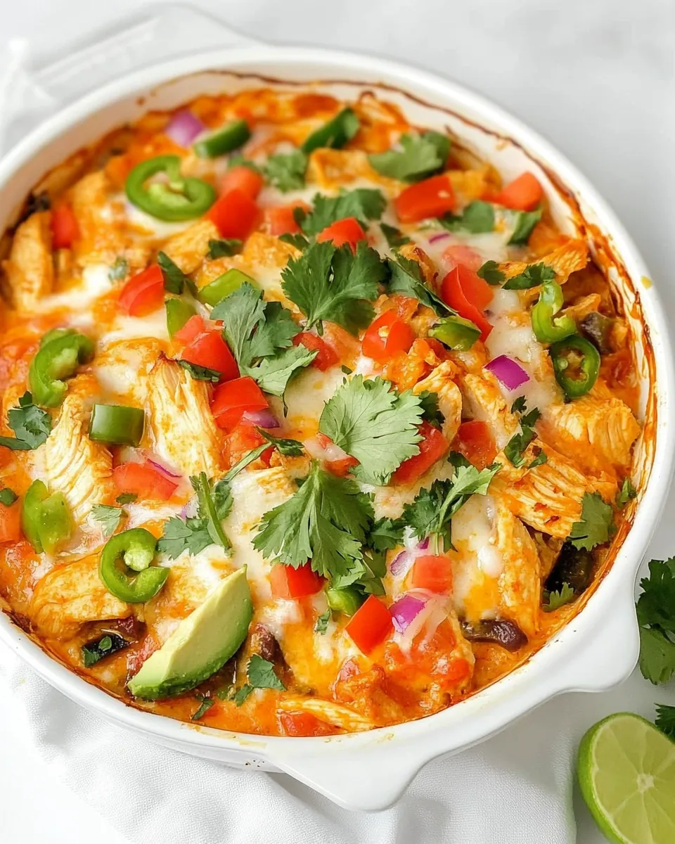 Chicken Fajita Casserole