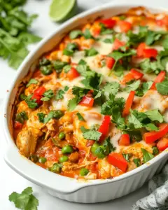 Chicken Fajita Casserole