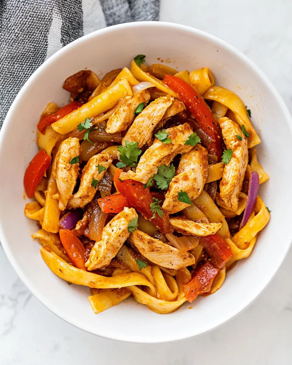 Chicken Fajita Pasta