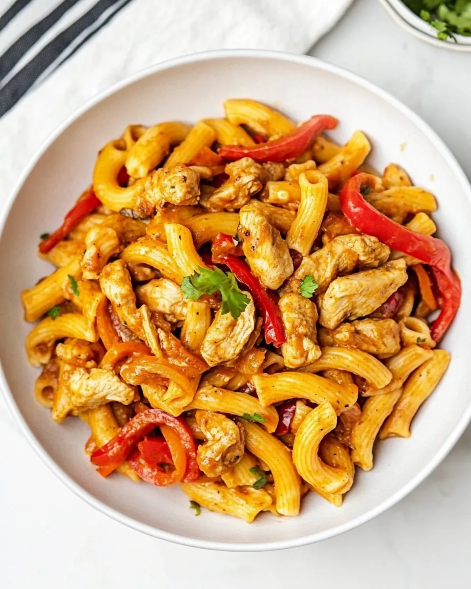 Chicken Fajita Pasta