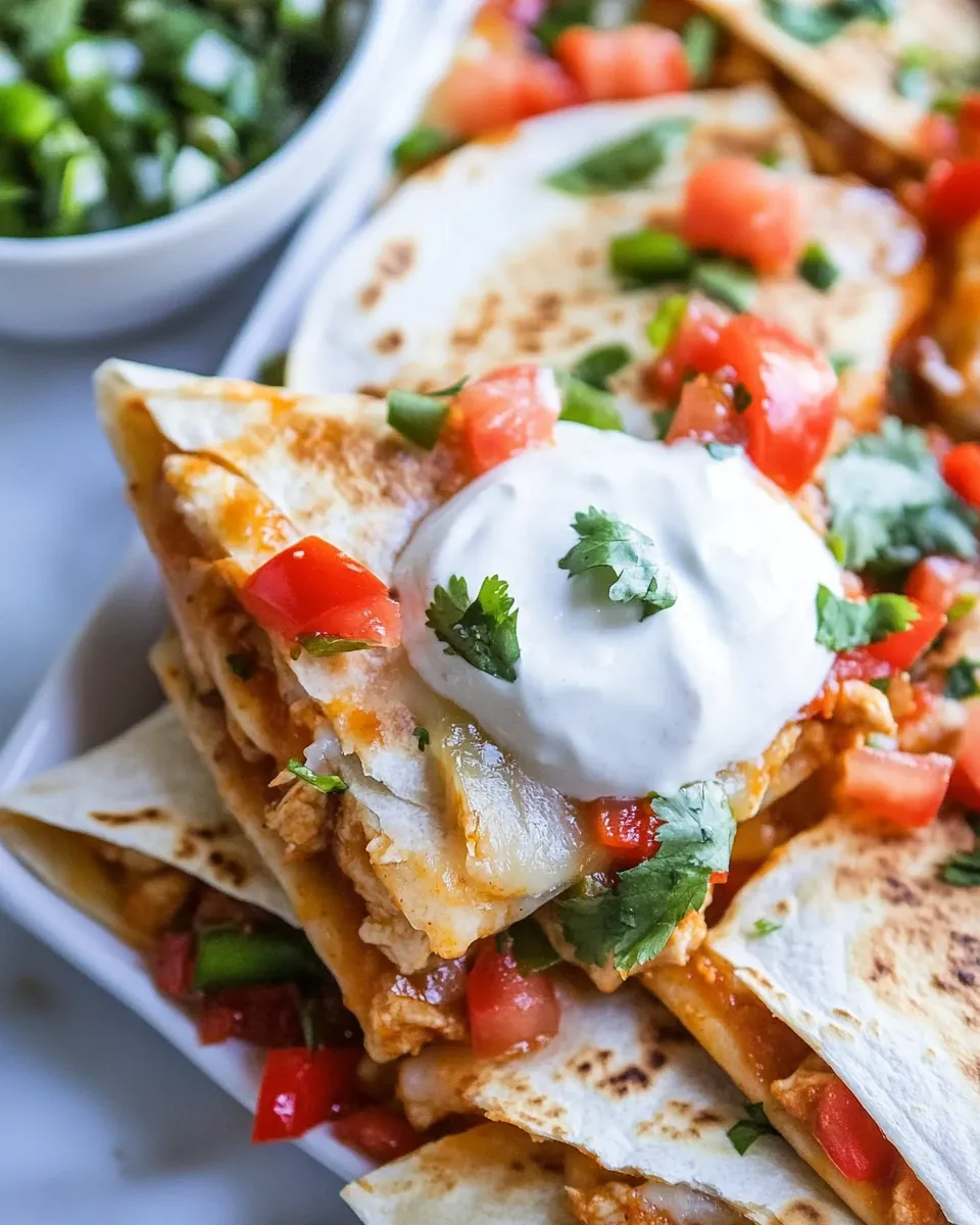 Chicken Fajita Quesadillas
