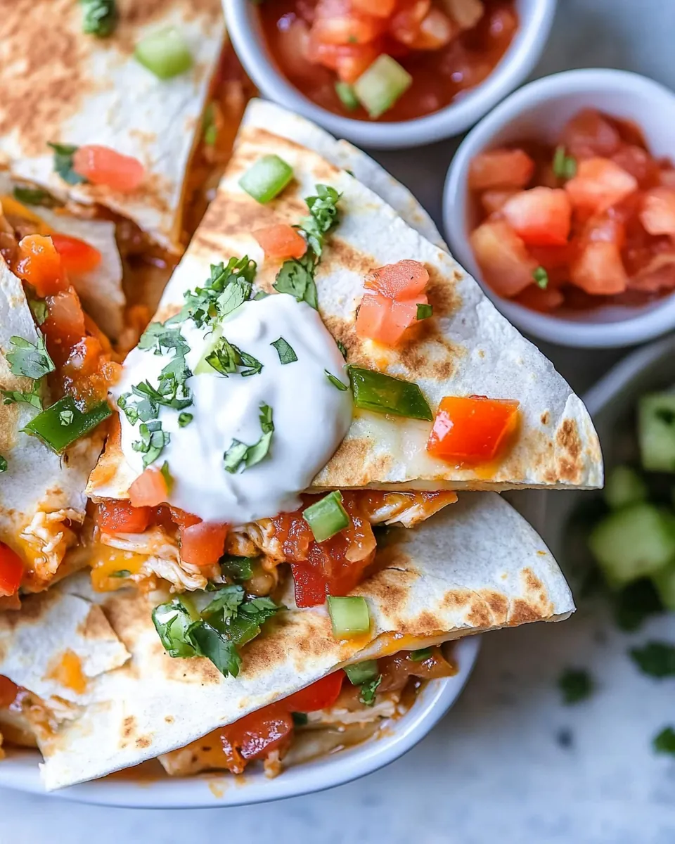 Chicken Fajita Quesadillas