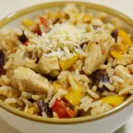 Chicken Fajita Rice Bowl