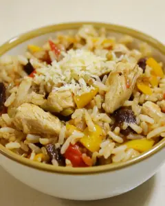 Chicken Fajita Rice Bowl