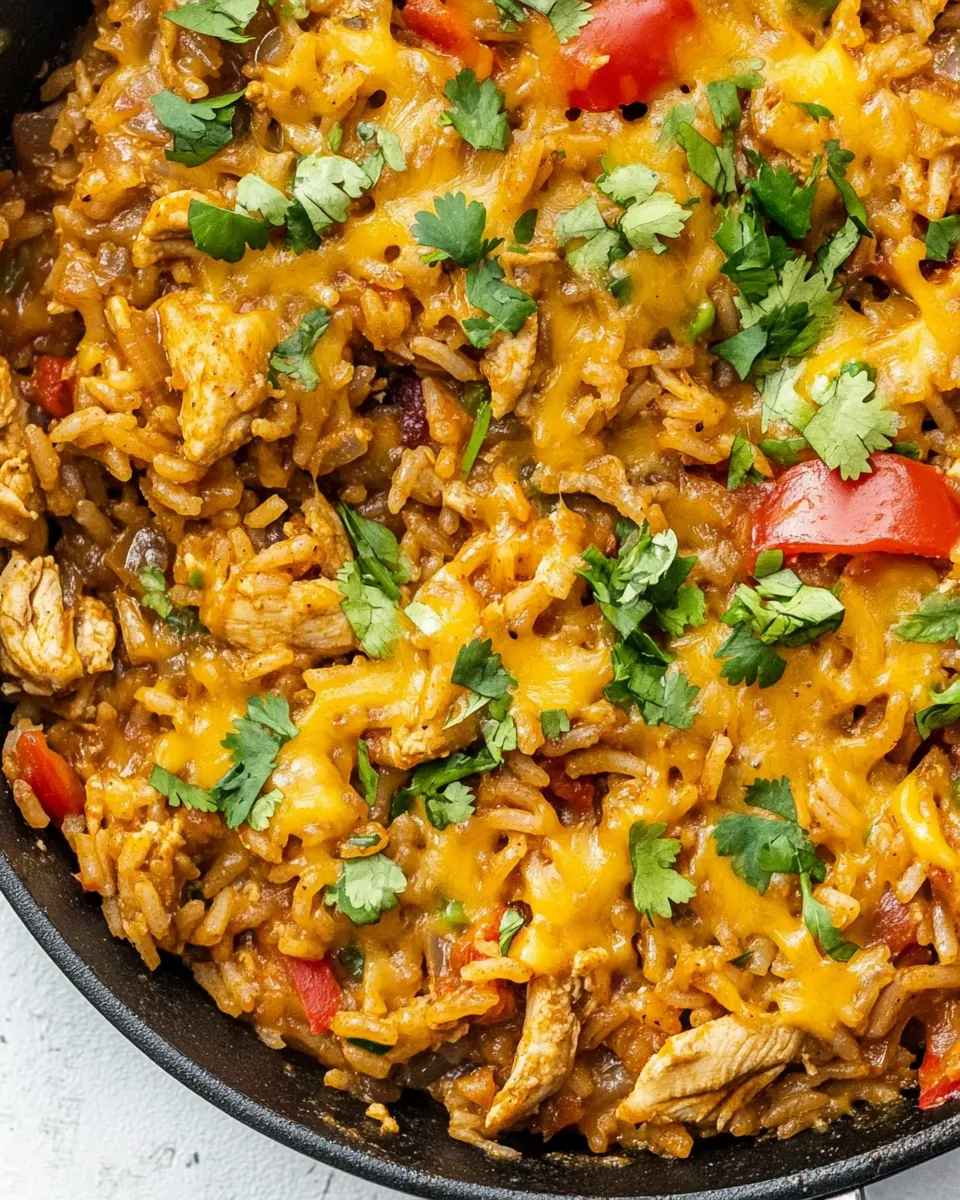 Chicken Fajita Rice Skillet
