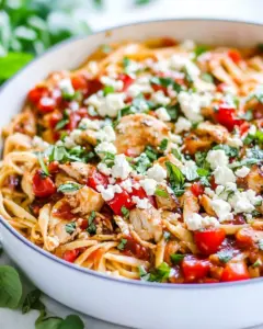 Chicken Feta Pasta