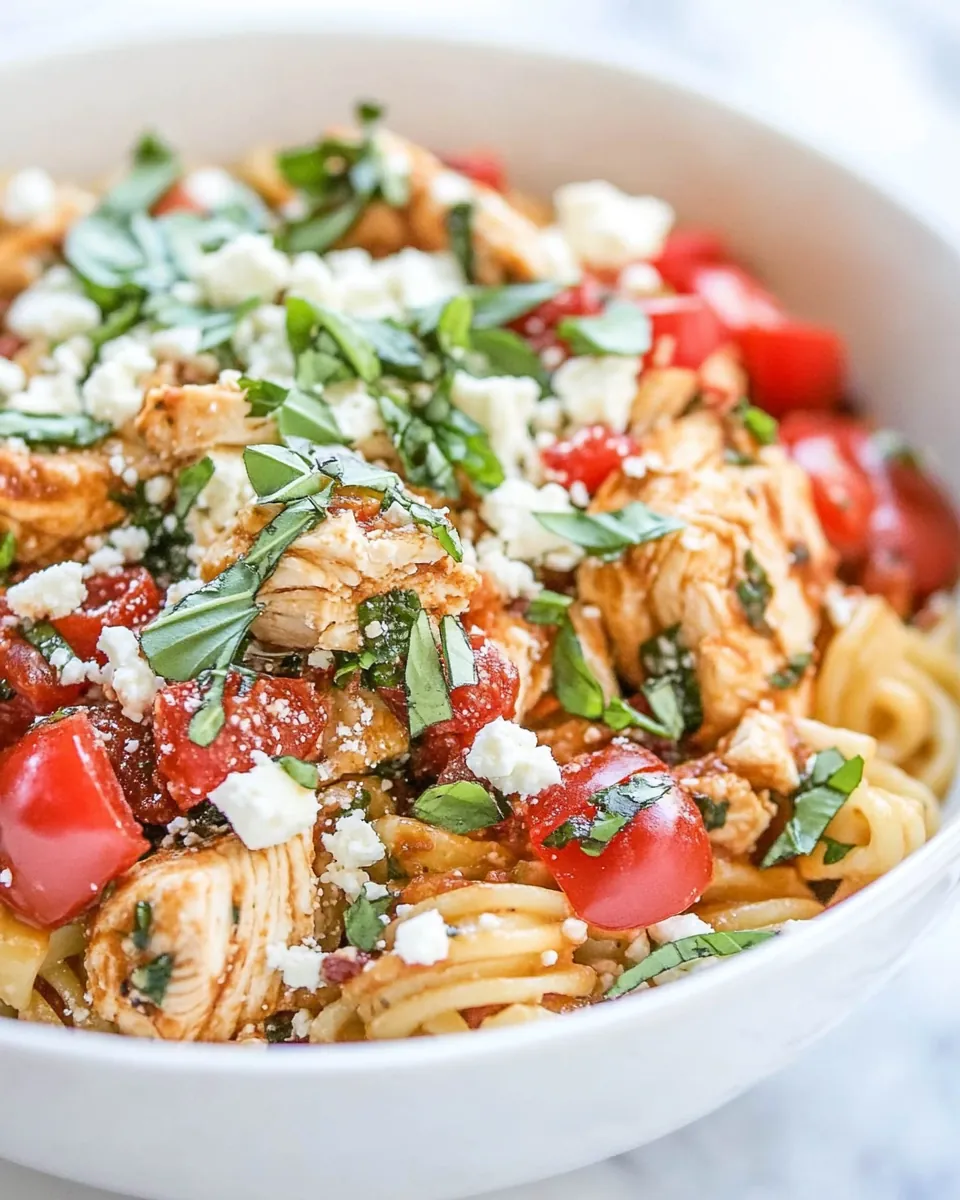 Chicken Feta Pasta