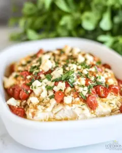 Chicken Feta Tomato Bake