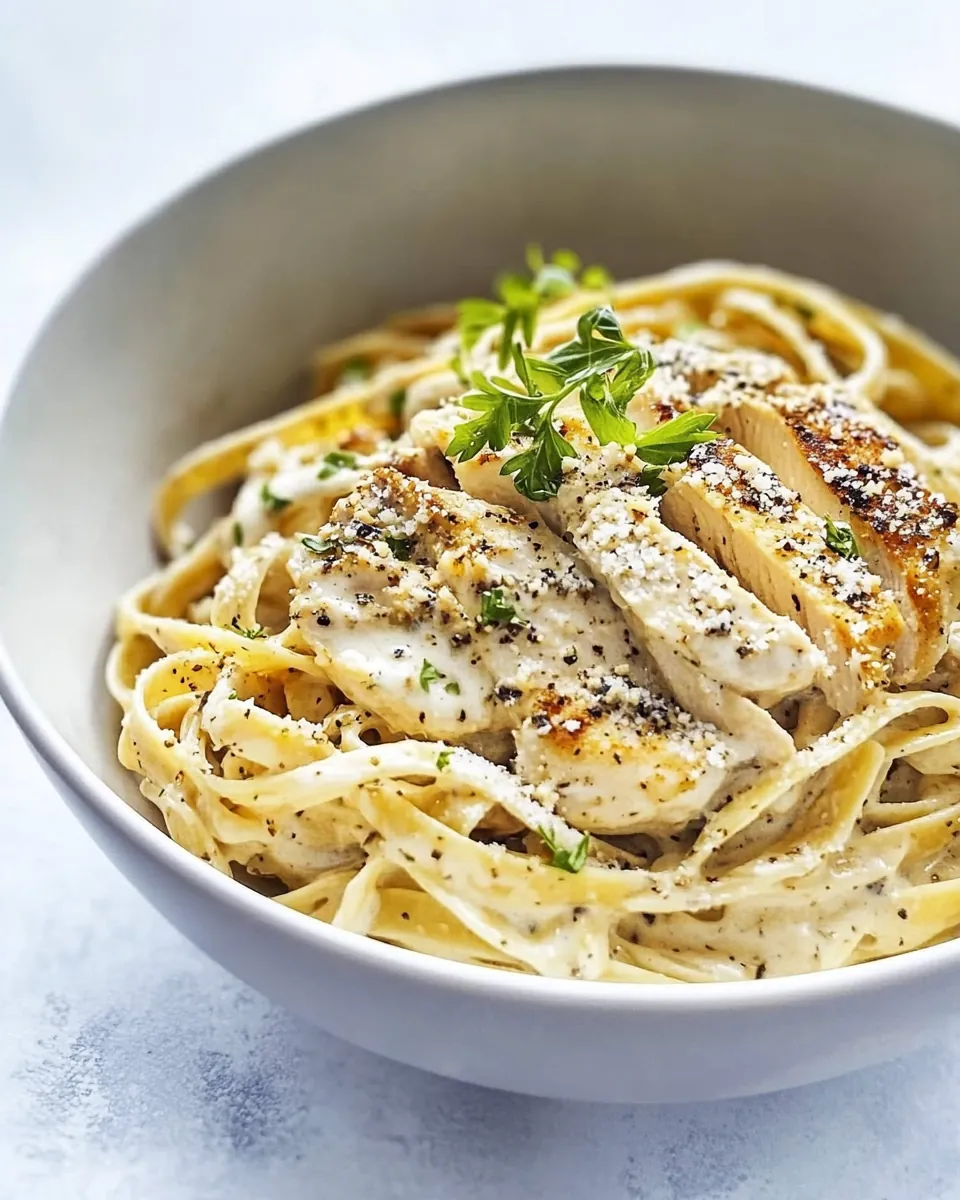 Chicken Fettuccine Alfredo