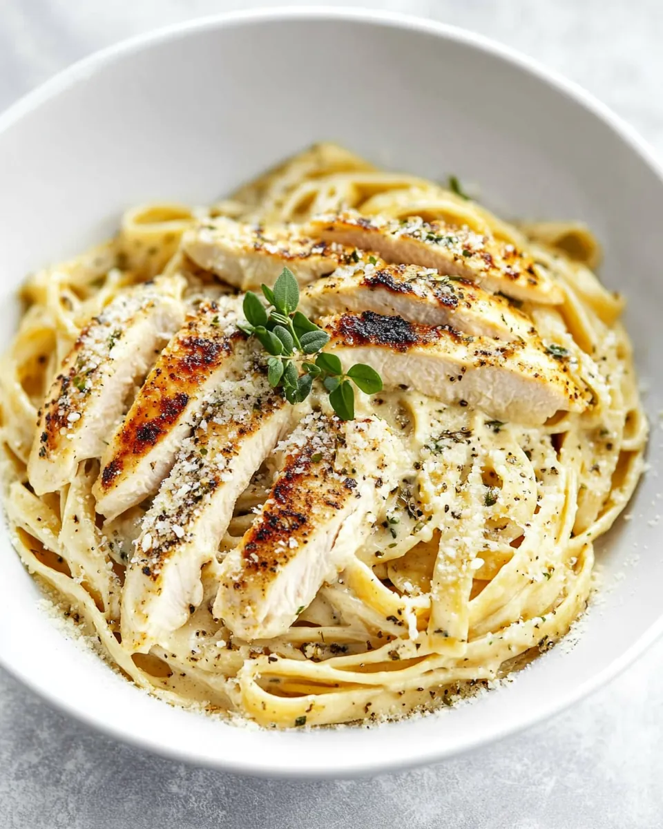 Chicken Fettuccine Alfredo