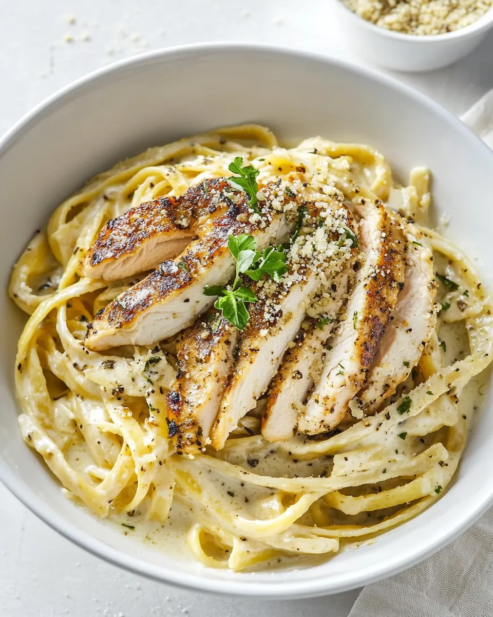 Chicken Fettuccine Alfredo