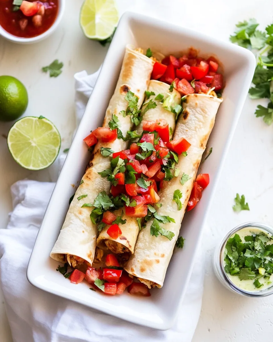 Chicken Flautas