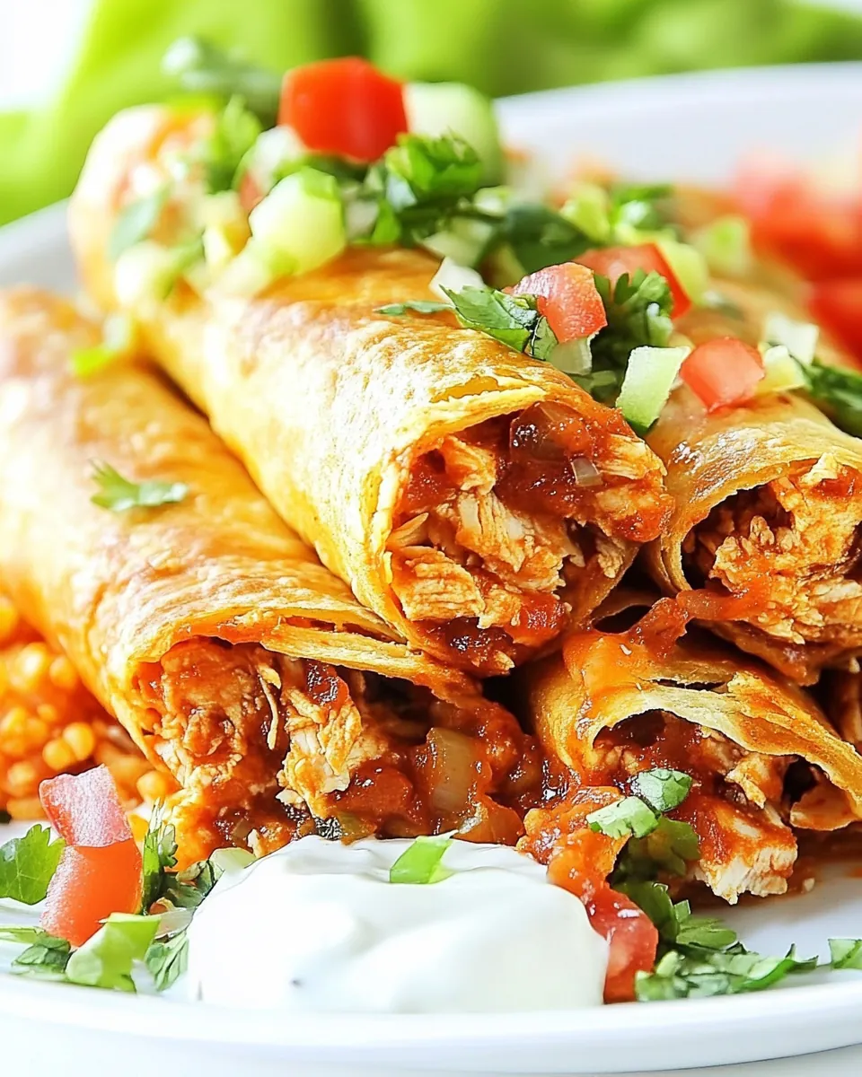 Chicken Flautas