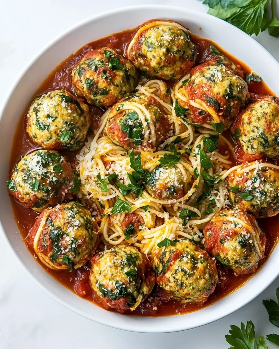 Chicken Florentine Meatballs