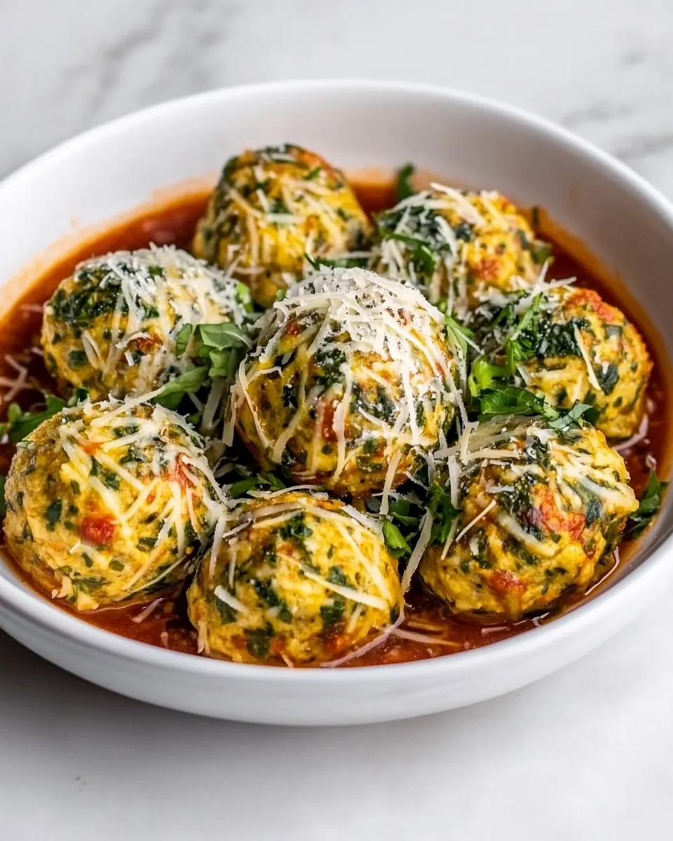 Chicken Florentine Meatballs