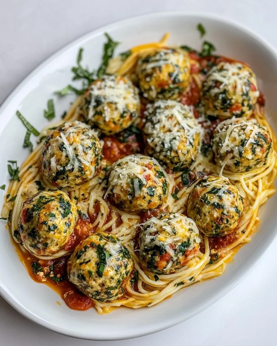 Chicken Florentine Meatballs